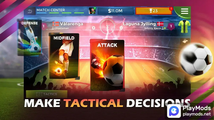 Pro 11 - Soccer Manager GameMod  Apk v1.0.124(Speed Hack)