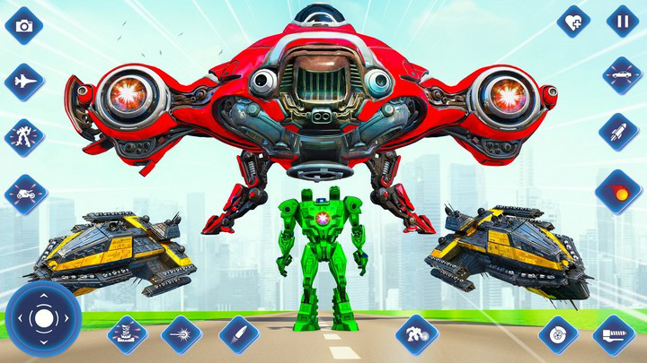 Flying Jet Robot Car TransformMod  Apk v1.35