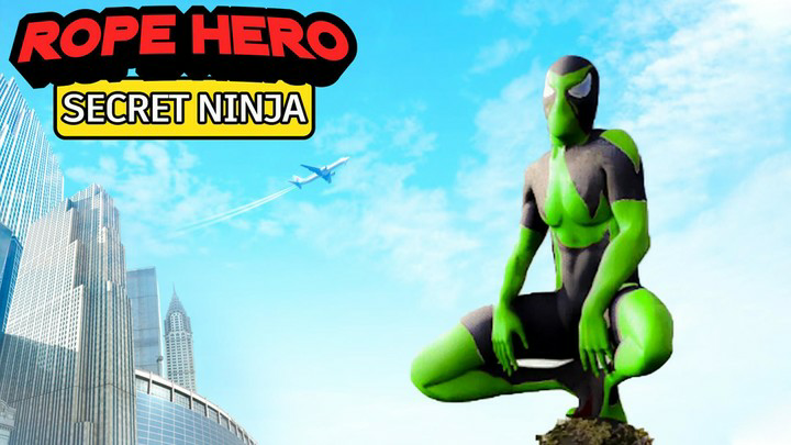 Rope Ninja Hero city rescue survival gameMod  Apk v1.5