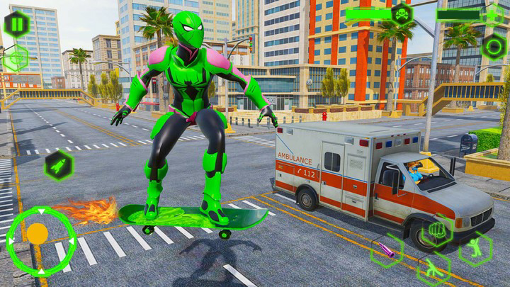 Rope Ninja Hero city rescue survival gameMod  Apk v1.5