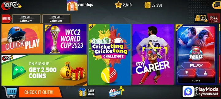 World Cricket Championship 2Mod  Apk v4.2(Unlimited Coins)