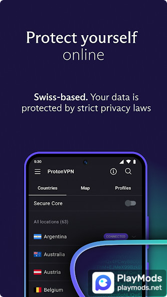 Proton VPN: Private, SecureMod  Apk v4.1.83.0(Premium Unlocked)