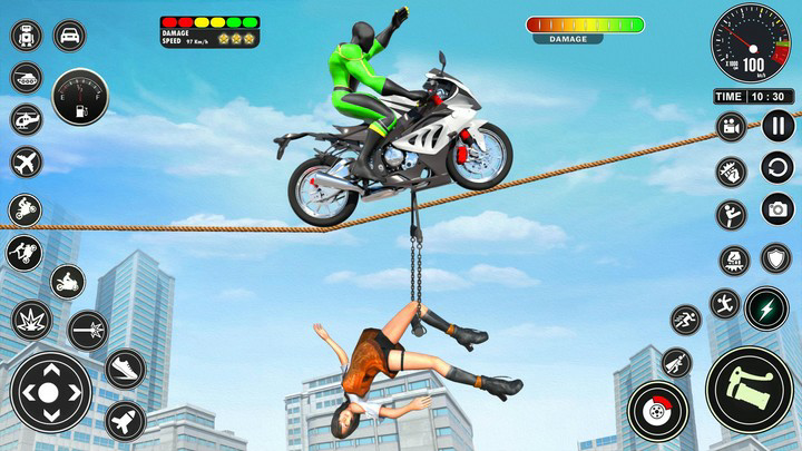 Superhero Bike Mega Ramp GamesMod  Apk v1.42