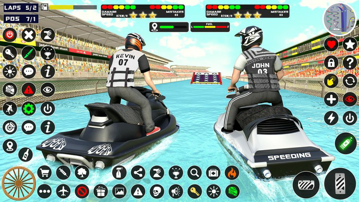 Jet Ski Boat Stunt Racing GameMod  Apk v7.4