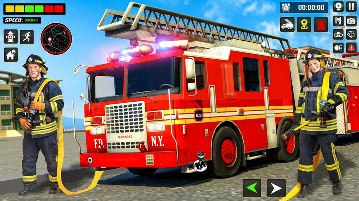 City Rescue Fire Truck GamesMod  Apk v1.61