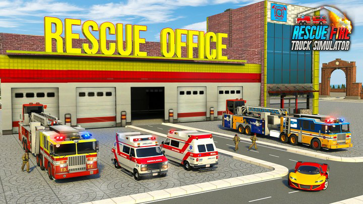 City Rescue Fire Truck GamesMod  Apk v1.61