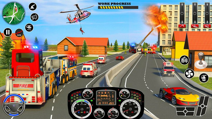 City Rescue Fire Truck GamesMod  Apk v1.61