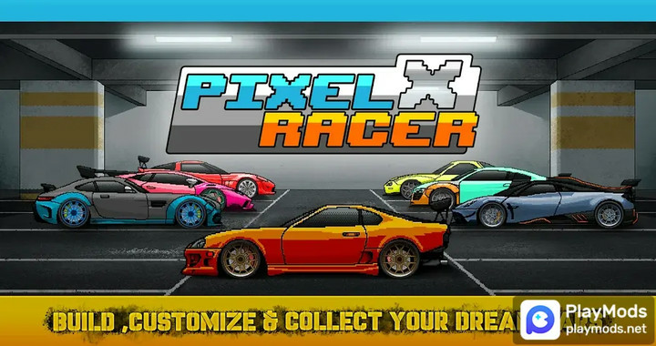 Pixel X RacerMod  Apk v2.0(Unlimited Money)