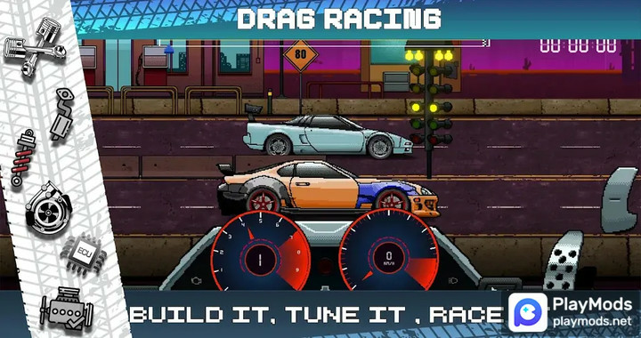 Pixel X RacerMod  Apk v2.0(Unlimited Money)