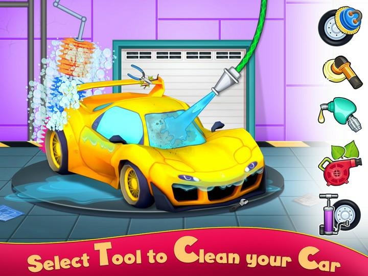 Baby Car Wash Garage Games For BoysMod  Apk v2.3.6