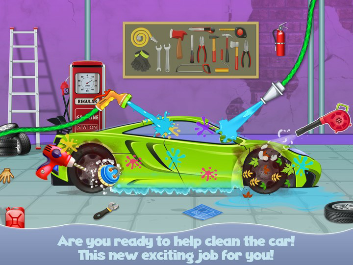 Baby Car Wash Garage Games For BoysMod  Apk v2.3.6