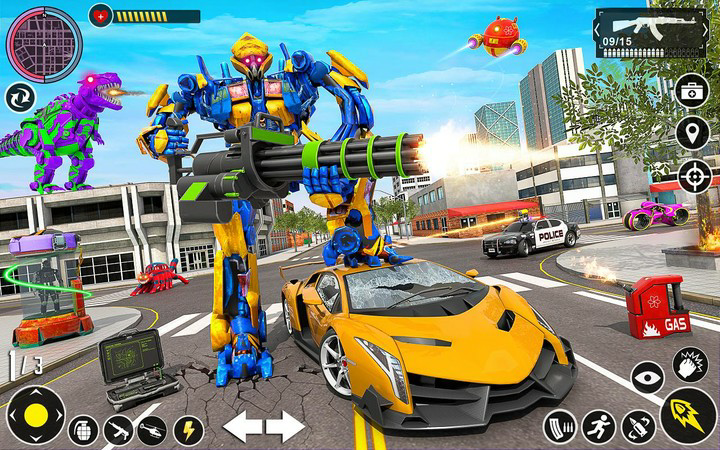 Multi Robot Car Transform GameMod  Apk v1.2.8