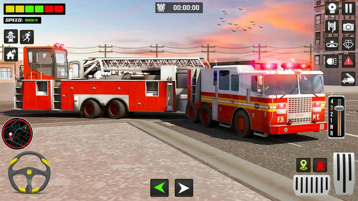 Fire Engine Truck Driving SimMod  Apk v1.24