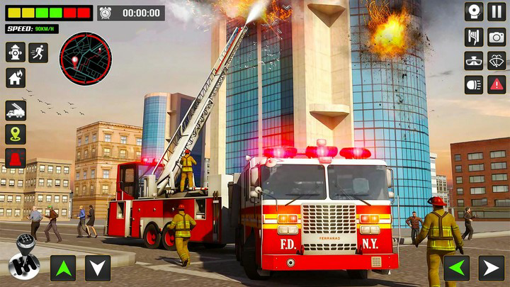 Fire Engine Truck Driving SimMod  Apk v1.24