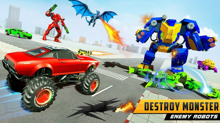 Police Dragon Robot Car GameMod  Apk v3.7