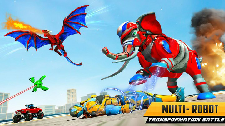 Police Dragon Robot Car GameMod  Apk v3.7