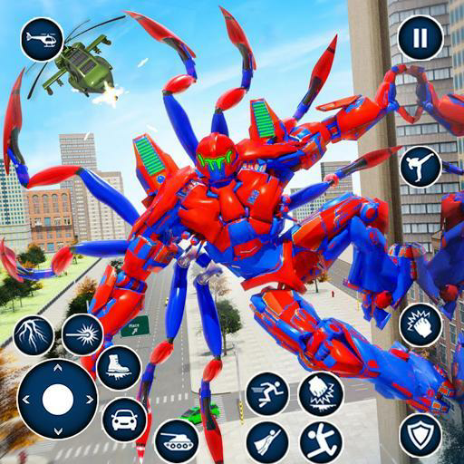 Spider Robot Car Transform WarMod  Apk v10.6.1