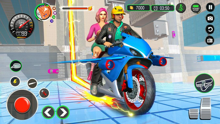 Futuristic Flying Bike TaxiMod  Apk v6.1