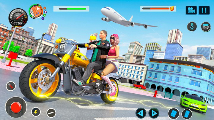 Futuristic Flying Bike TaxiMod  Apk v6.1