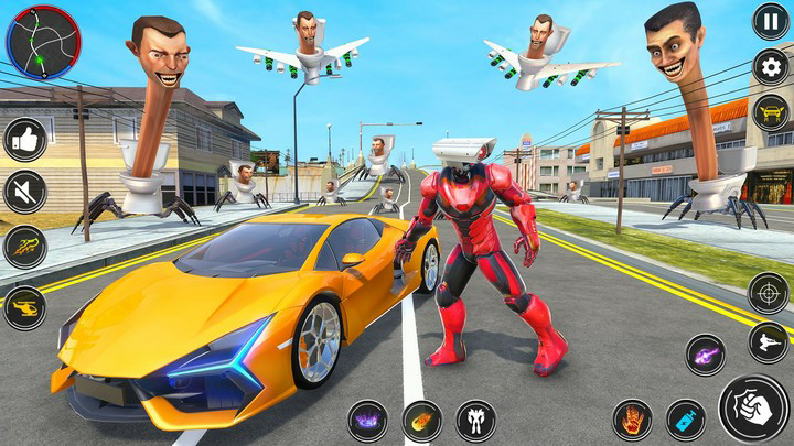 Dragon Fly Robot Car Game 3dMod  Apk v1.38