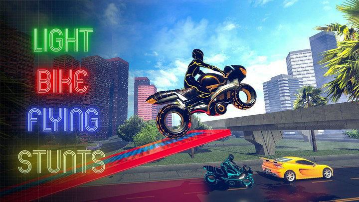 Light Bike Flying StuntsMod  Apk v2.14.8