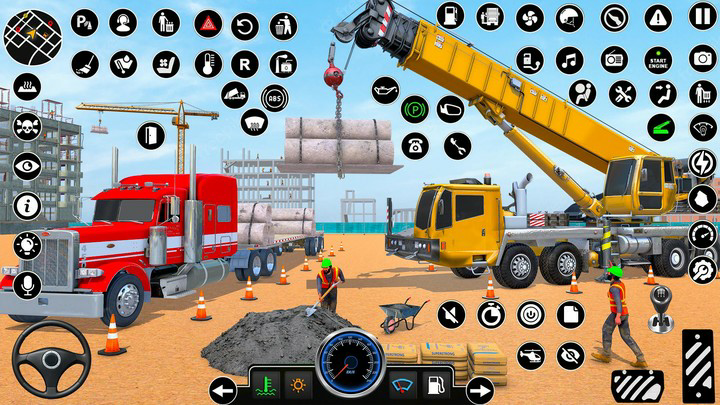 Sand Excavator Crane Games 3dMod  Apk v1.1.4