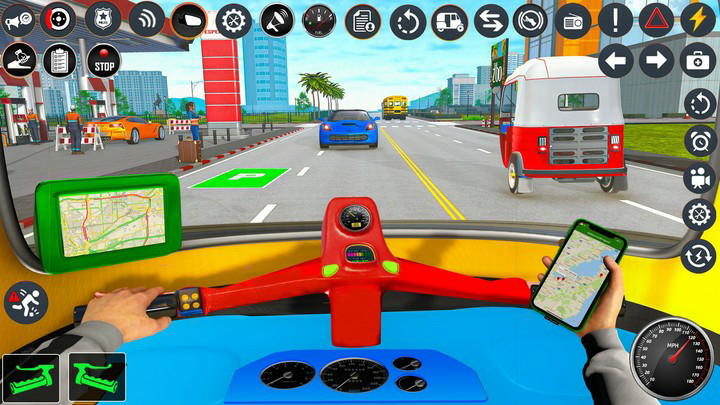 Police Auto Rickshaw Car GamesMod  Apk v1.0.28