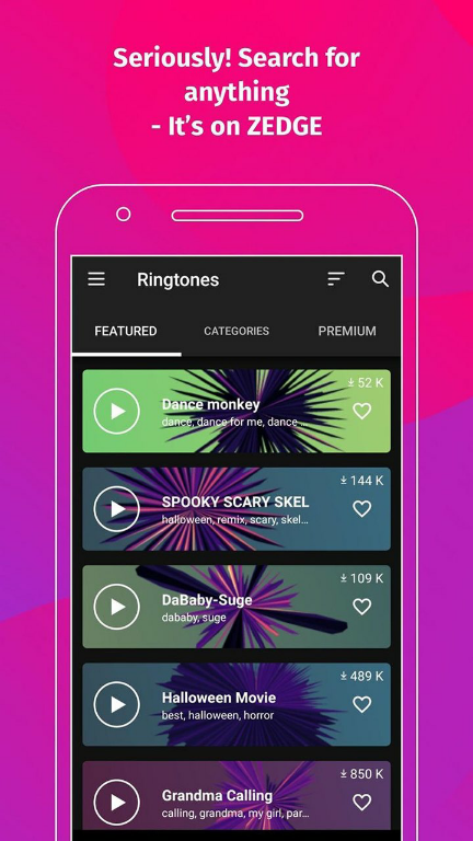 ZEDGE: Ringtones & WallpapersMod  Apk v8.5.1-beta(Subscription Actived)