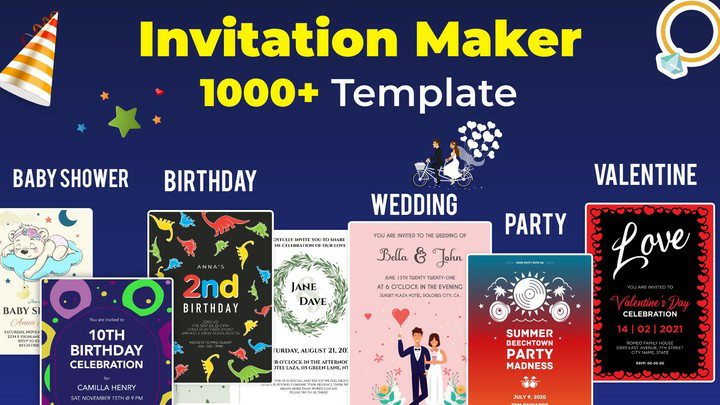 Invitation Maker(Premium Unlocked)Mod  Apk v12.1