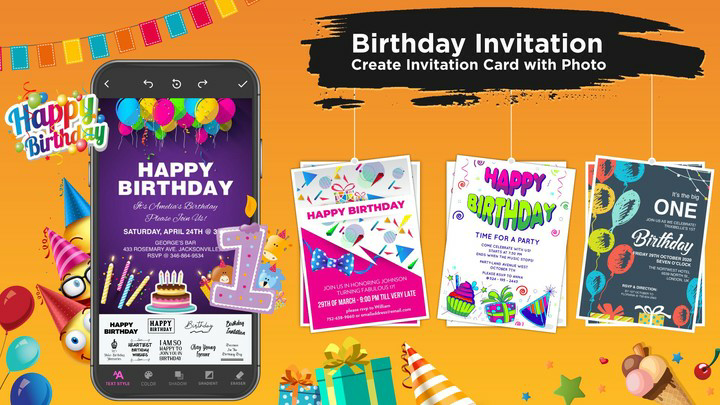 Invitation Maker(Premium Unlocked)Mod  Apk v12.1