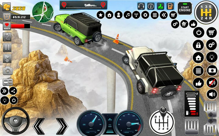 Hill Climb Car Drive Mega RampMod  Apk v8.2