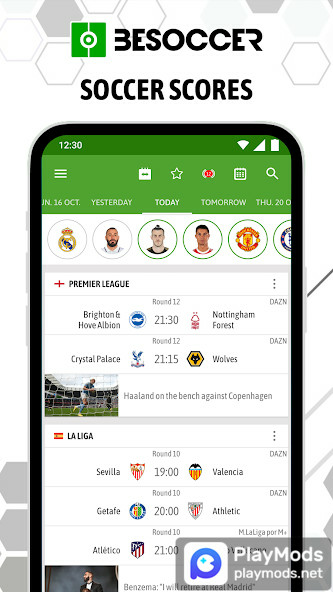 BeSoccer - Soccer Live ScoreMod  Apk v5.3.9(Subscribed)