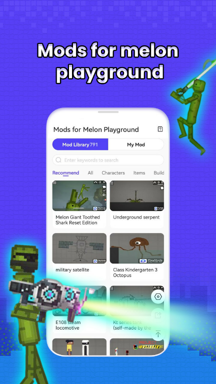 Mods for Melon Playground Apk v3.4