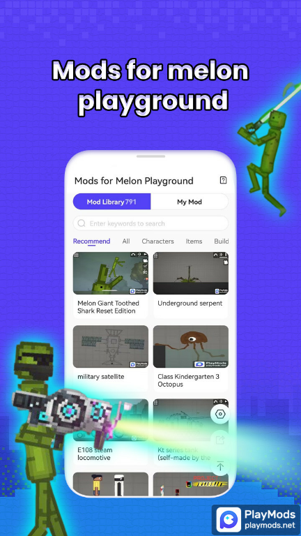 Mods for Melon PlaygroundApk