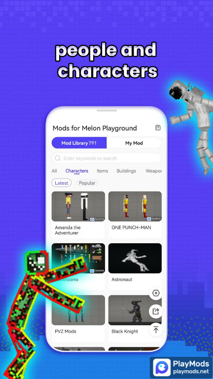 Mods for Melon PlaygroundApk