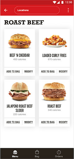 Arby's Fast Food Sandwiches Apk v4.9.14