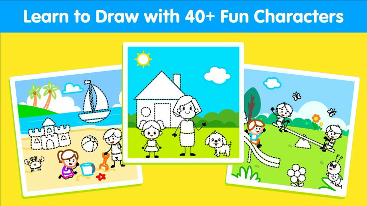 Kids Drawing & Coloring BookMod  Apk v11.0