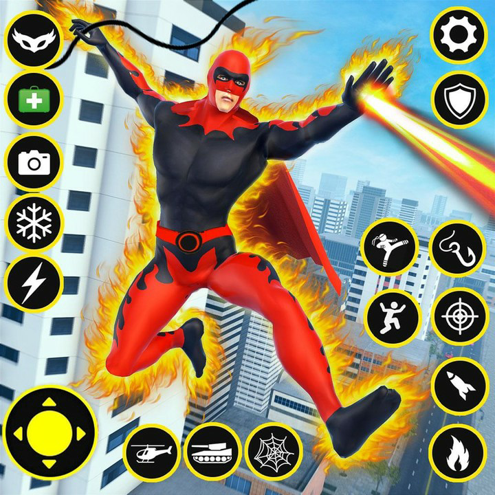 Fire Man Rope Hero GamesMod  Apk v4.1