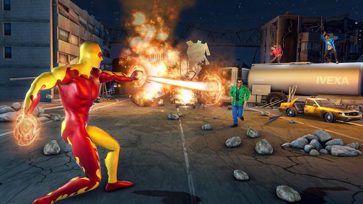 Fire Man Rope Hero GamesMod  Apk v4.1