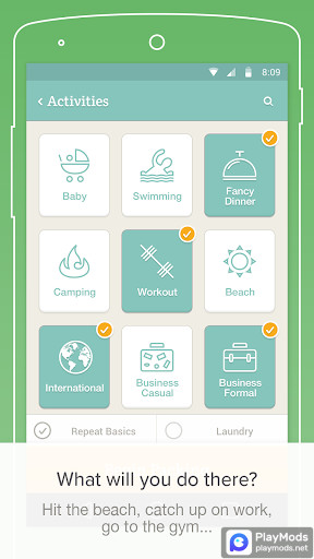 PackPoint travel packing list Apk v3.15.0