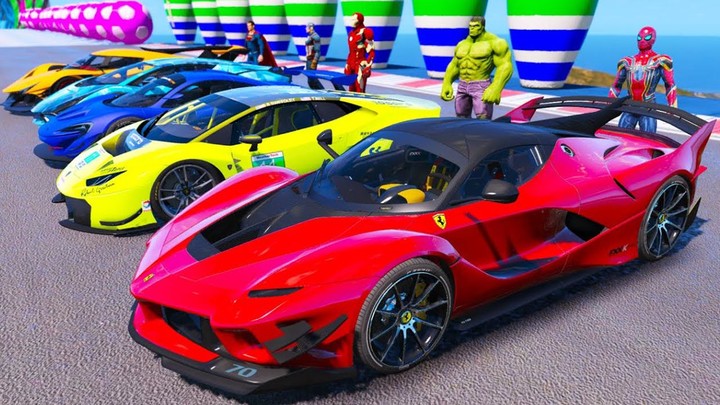 Superhero Car Stunt GT RacingMod  Apk v1.8