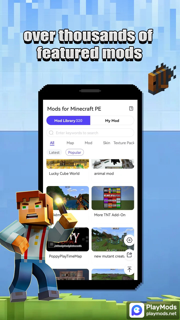 Mods for Minecraft PEApk