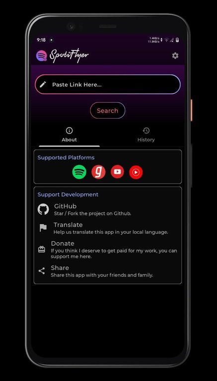 SpotiFlyerMod  Apk v3.6.2(Paid features Unlocked)