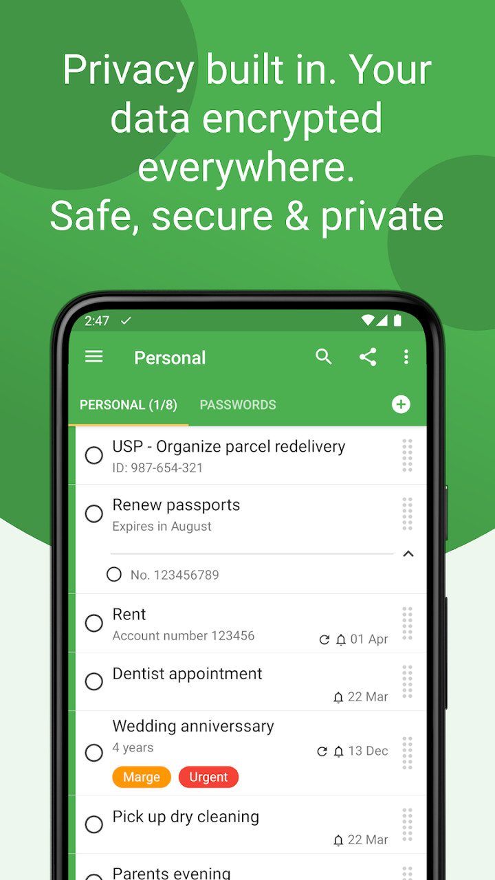 Tasks: Todo List, Task List, Reminder (Premium Features Unlocked)Mod  Apk v3.6.0