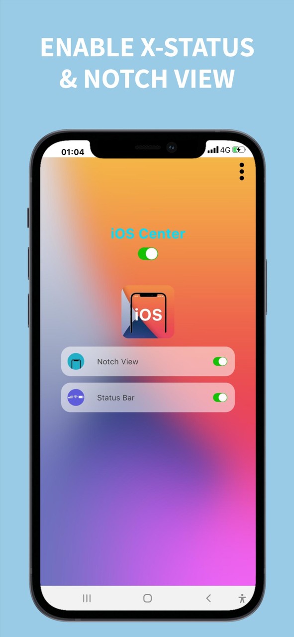 iCenter iOS 15: X - Status BarMod  Apk v3.0