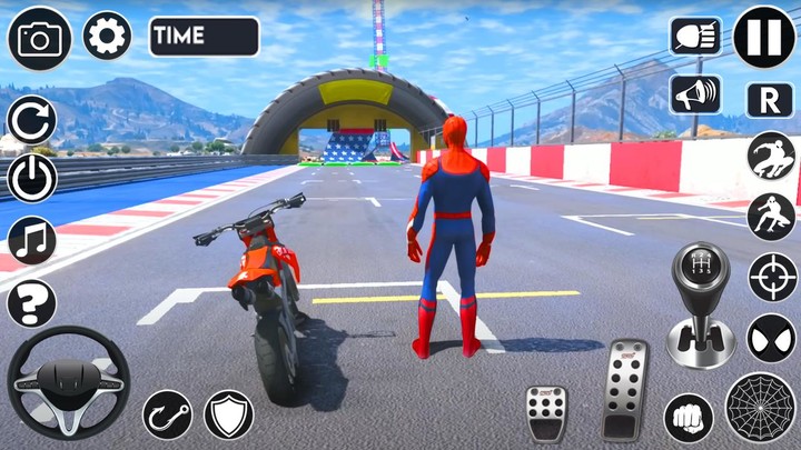 Superhero Tricky Bike Stunt GT RacingMod  Apk v1.38