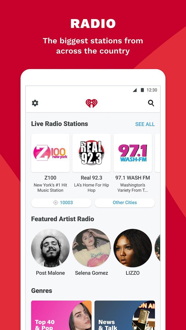 iHeart: Music, Radio, PodcastsMod  Apk v10.19.0(No ads)