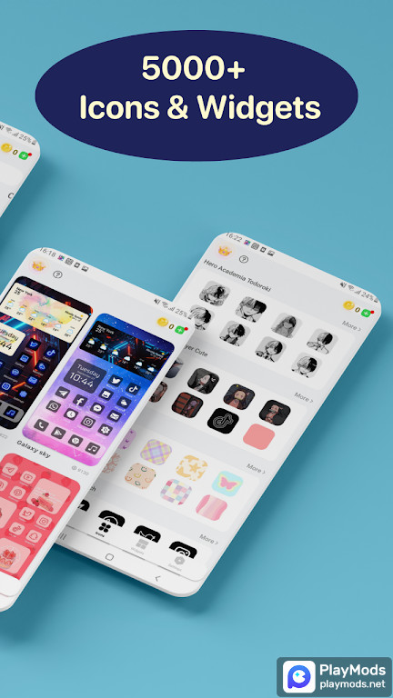 Themes - App icons, Wallpapers Apk v37.0