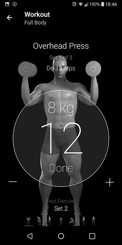 Dumbbell Home WorkoutMod  Apk v3.11