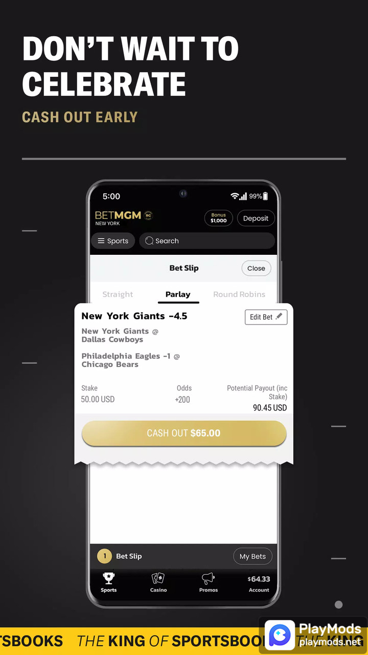 BetMGM Sportsbook Apk v22.12.15